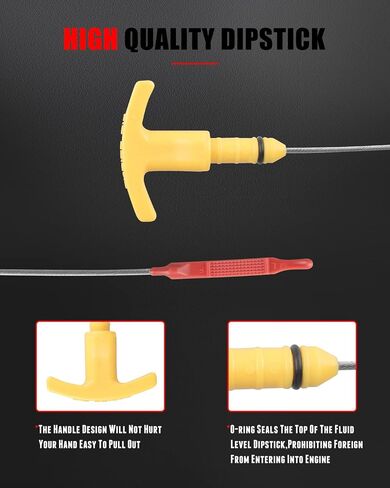CCIYU 26611-2E021 Engine Oil Dipstick Replacement 2011 2012 2013 2014 2015 2016 for Hyundai Elantra Coupe GT Sonata Tucson for Kia Forte Koup Soul Dip Stick for Checking Oil Dipstick in Saudi Arabia