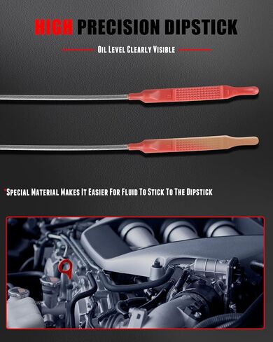 CCIYU 26611-2E021 Engine Oil Dipstick Replacement 2011 2012 2013 2014 2015 2016 for Hyundai Elantra Coupe GT Sonata Tucson for Kia Forte Koup Soul Dip Stick for Checking Oil Dipstick in Saudi Arabia