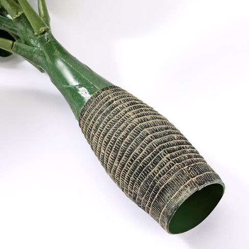 قطعتان من شجرة النخيل الصغيرة شجرة النخيل الاصطناعية 17 بوصة نباتات صناعية صغيرة من البلاستيك أوراق اصطناعية وهمية شجرة النخيل نباتات استوائية صناعية صغيرة لرف مكتب المكتب والحمام والمنزل الداخلي والخارجي in Kuwait