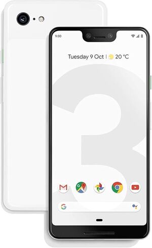 Google - Pixel 3 with 64GB Memory Cell Phone (Unlocked) - Clearly White (Renewed) in Saudi Arabia