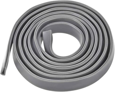 Uxcell Edge Trim U Seal Extrusion، سيليكون رمادي U قناة حافة حامي ورقة تناسب 0.5-2.5 مم حافة 1 متر/3.28 قدم طول in Saudi Arabia