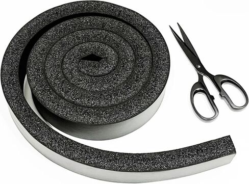 شريط عازل/شريط عازل لمكيف هواء النافذة، غير لاصق، مثبطات اللهب/عزل/ممتص للصدمات/عازل للحرارة، شريط إغلاق للباب والنافذة مرن للغاية (شريطان) in Kuwait