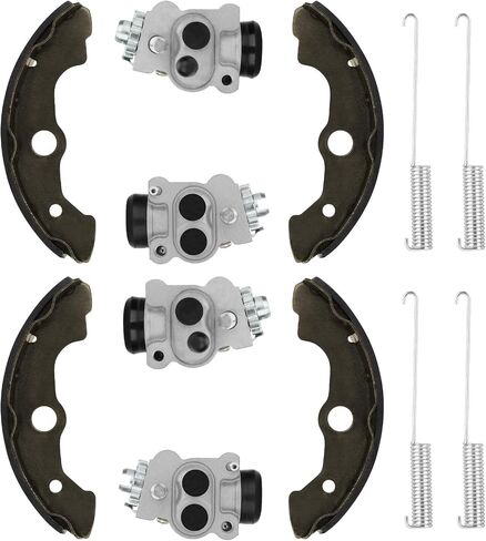 Front Brake Wheel Cylinders Shoes Fit for Honda TRX350 1990-2000, Rancher 350 4x4 ES 2000 2001 2002 2003 45330-HC5-006 45310-HC5-006 45370-HC5-971 45350-HC5-971 - Full Set Left & Right ATV Drum Brakes in Saudi Arabia