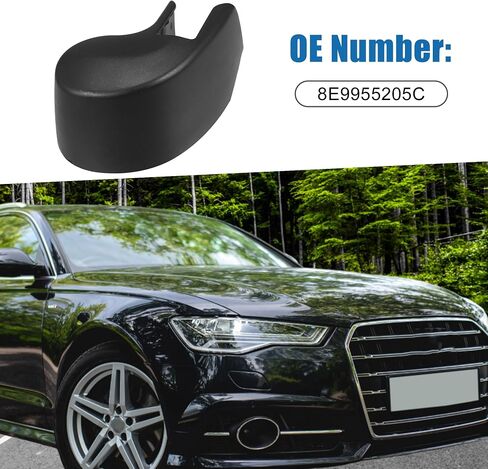 الخلفية ممسحة زجاج أمامي الذراع الجوز 8E9955205C ممسحة شفرة غطاء للذراع غطاء لأودي S4 2004-2005 البلاستيك in Saudi Arabia