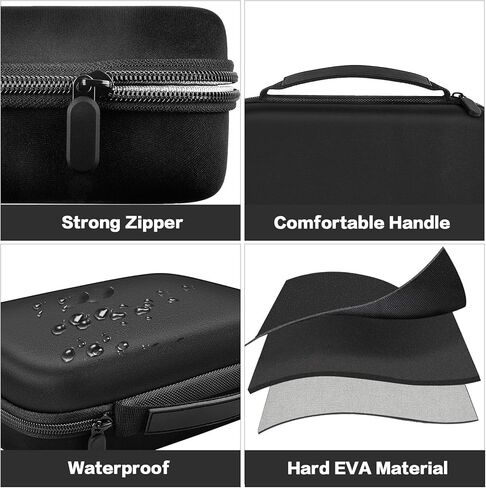 52 Pieces 46mm Coin Capsules with 6 Sizes (20/25/ 27/30/ 38/ 46mm), Coins Holder Collector Case with Foam Gasket and Plastic Storage Organizer for Coin Collection Supplies (Box Only) - Black Inner in Kuwait