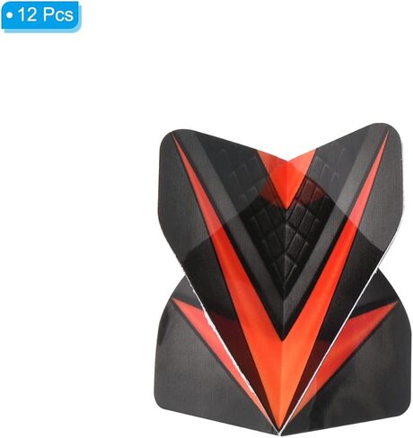 PATIKIL Dart Flights، قطع غيار ملحقات السهام القياسية لطرف فولاذي ناعم، نمط على شكل حرف V in Saudi Arabia