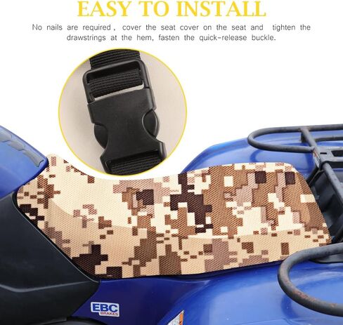 Samman ATV Seat Cover for Most ATV Compatible with Sportsman Scrambler, Grizzly, Rancher Foreman, Arctic Cat in Saudi Arabia