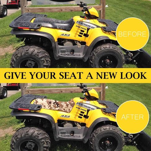 Samman ATV Seat Cover for Most ATV Compatible with Sportsman Scrambler, Grizzly, Rancher Foreman, Arctic Cat in Saudi Arabia