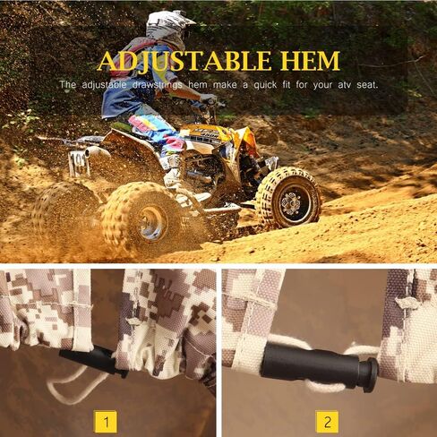 Samman ATV Seat Cover for Most ATV Compatible with Sportsman Scrambler, Grizzly, Rancher Foreman, Arctic Cat in Saudi Arabia