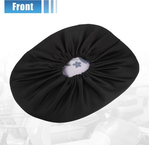 uxcell 11.81"x9.06" Universal Motorcycle Airflow Mesh Seat Cover Dustproof Motorbike Cushion Pad Protector 30x23cm Black in Saudi Arabia