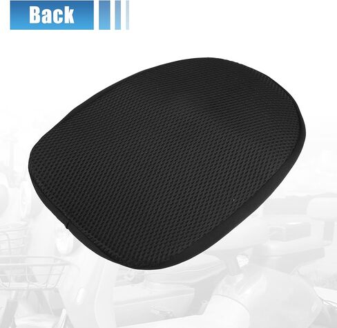 uxcell 11.81"x9.06" Universal Motorcycle Airflow Mesh Seat Cover Dustproof Motorbike Cushion Pad Protector 30x23cm Black in Saudi Arabia