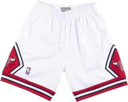 Mitchell & Ness NBA Swingman Chicago Bulls Mens White Shorts in Saudi Arabia