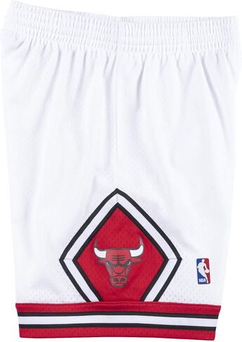 Mitchell & Ness NBA Swingman Chicago Bulls Mens White Shorts in Saudi Arabia