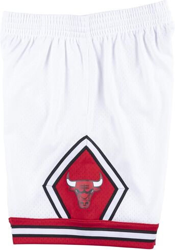 Mitchell & Ness NBA Swingman Chicago Bulls Mens White Shorts in Saudi Arabia