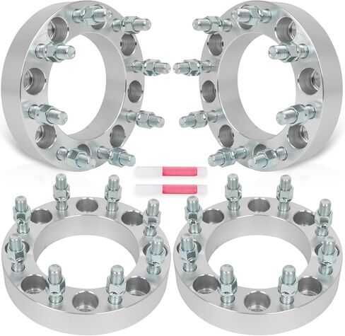 SCITOO 4Pcs 8x6.5 to 8x170 Wheel Adapters 1.5 inch Bore 126mm Studs 9/16" 8 Lug Wheel Spacers No Hubcentric Fit for Ram 3500 2011-2013,for Ram 2500 2011-2013,for Dodge Ram 3500 1995-2010 in Saudi Arabia