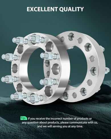 SCITOO 4Pcs 8x6.5 to 8x170 Wheel Adapters 1.5 inch Bore 126mm Studs 9/16" 8 Lug Wheel Spacers No Hubcentric Fit for Ram 3500 2011-2013,for Ram 2500 2011-2013,for Dodge Ram 3500 1995-2010 in Saudi Arabia