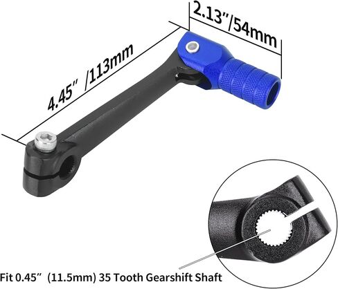 رافعة ناقل الحركة CNC قابلة للطي مع مفتاح L لـ Kayo T2 T4 T4L TTR 125 Zonshen 250cc ATV Dirt BikePit Bike - 6061 ألومنيوم للطيران-أسود-برتقالي in Kuwait