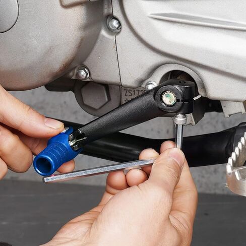 رافعة ناقل الحركة CNC قابلة للطي مع مفتاح L لـ Kayo T2 T4 T4L TTR 125 Zonshen 250cc ATV Dirt BikePit Bike - 6061 ألومنيوم للطيران-أسود-برتقالي in Kuwait