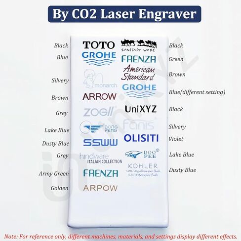 ورق وضع العلامات بالليزر الأسود من UNIXYZ لـ DAJA XTOOL WAINLUX Crealtiy TTS CO2 من الألياف فوق البنفسجية بصمام ثنائي للأشعة فوق البنفسجية DIY آلة قطع النقش بالليزر، تستخدم على السيراميك والزجاج والكريستال والحجر والمواد البلاستيكية in Kuwait
