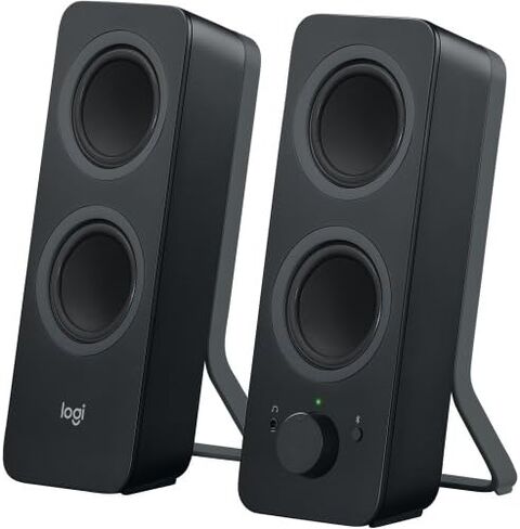 نظام سماعات Logitech Z207 - 5 وات RMS - مكبر صوت (مكبرات صوت) لاسلكية - أسود - بلوتوث - إقران لاسلكي، مشعاع سلبي (متجدد) in Saudi Arabia
