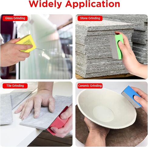 4 قطع من وسادات تلميع الماس من أسوير، وسادات تلميع جرانيت، ومستلزمات الزجاج الملون، وأدوات البلاط لصنفرة الخرسانة والزجاج والحجر والجرانيت والرخام (60#، 100#، 200#، 400#) in Kuwait