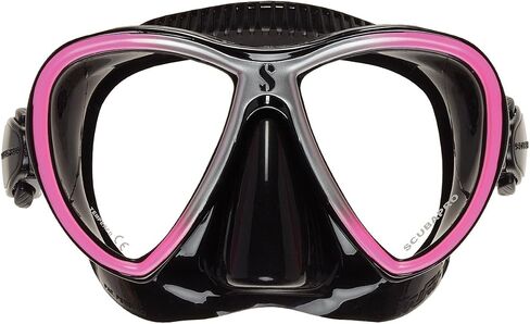 ScubaPro Synergy Trufit Twin Dive Mask (Black / Pink) in Saudi Arabia