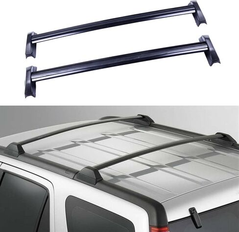 GDSMOTU حامل سقفي قضبان متقاطعة متوافقة مع Honda for CR-V 2002-2006، قضبان متقاطعة من الألومنيوم على السطح حامل البضائع الأمتعة 150LBS in Saudi Arabia