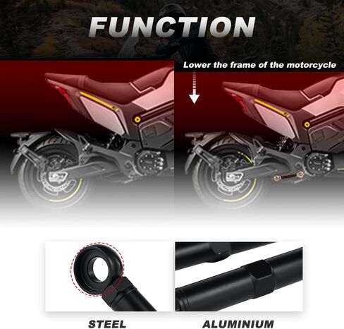 Xitomer 0-4'' Adjustable Lowering kit, Fit for V-STROM DL1000 2002-2012 / V-STROM DL650 2004-2024, Suspension Links Lower kits Lowering in Saudi Arabia