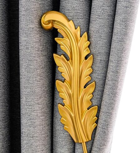 Leaf Shaped Curtain Wall Hook Curtain Holdbacks (Silver Leaf Shape) in Saudi Arabia