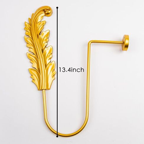 Leaf Shaped Curtain Wall Hook Curtain Holdbacks (Silver Leaf Shape) in Saudi Arabia