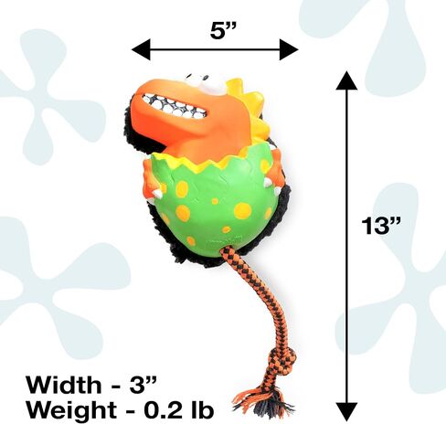 Max & Molly's Snuggles Dog Toy for Small to Medium Dogs, Includes Rope Chew for Soft Play & Teething Puppies, Light, Squeaky, Cute and Interactive Toys for Pets - Frenzy The Shark in Saudi Arabia