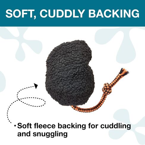 Max & Molly's Snuggles Dog Toy for Small to Medium Dogs, Includes Rope Chew for Soft Play & Teething Puppies, Light, Squeaky, Cute and Interactive Toys for Pets - Frenzy The Shark in Saudi Arabia