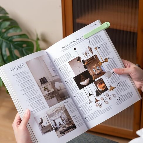 3pcs Silicone Automatic Bookmarks, Book Marks Gifts for Reading Women, Men, Kids, Book Lovers, Readers, Unique Cute Book Accessories, Stay in Place and Follow as You Read" in Saudi Arabia