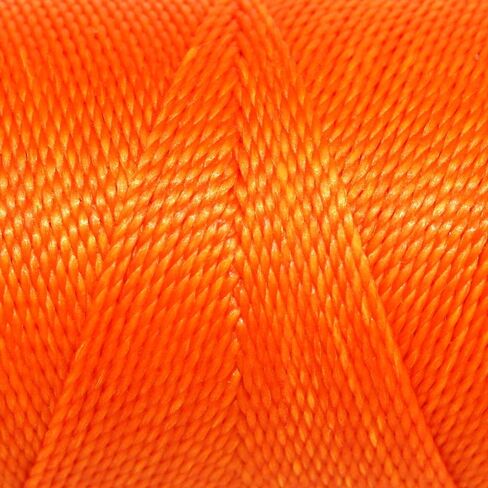 Linhasita Waxed 100% Polyester Twisted Waxed Waterproof Macramé Cord Thread String Many Colors 180 Yards Spool, Friendship Bracelet, Leather Sewing, Imported Brazil (1mm, 1019 Boston Fern) in Saudi Arabia