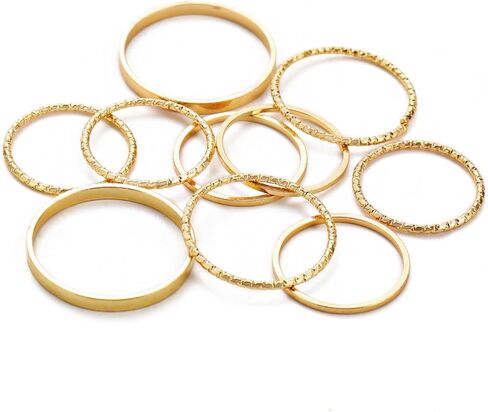 Simple Knuckle Rings Set for Women Girls,Vintage Stackable Joint Finger Midi Rings Dainty Cute Rings Pack Festival Jewelry Gift in Saudi Arabia