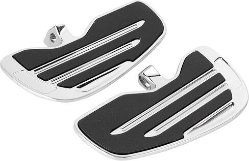 Aramox دراجة نارية Footpeg، ألواح أرضية للراكب الأمامي من الألومنيوم أوتاد القدم مجموعة ملحقات لوحة القدم تناسب الكشافة الهندية / الستين / بوبر 2015 (أسود) in Kuwait