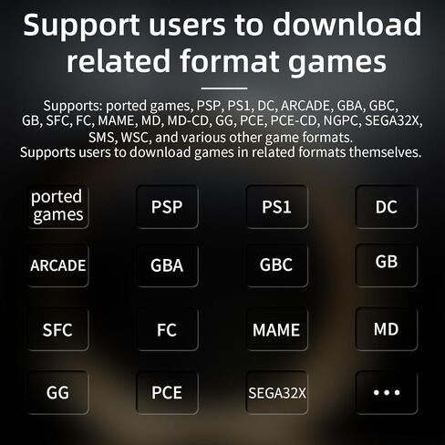 وحدة تحكم ألعاب الفيديو المحمولة RG28XX Retro مشغل ألعاب Linux OS 64 جيجا TF بطاقة 5500+ ألعاب بطارية 3100 مللي أمبير في الساعة متوافقة مع البلوتوث والواي فاي (بيج أبيض) in Kuwait