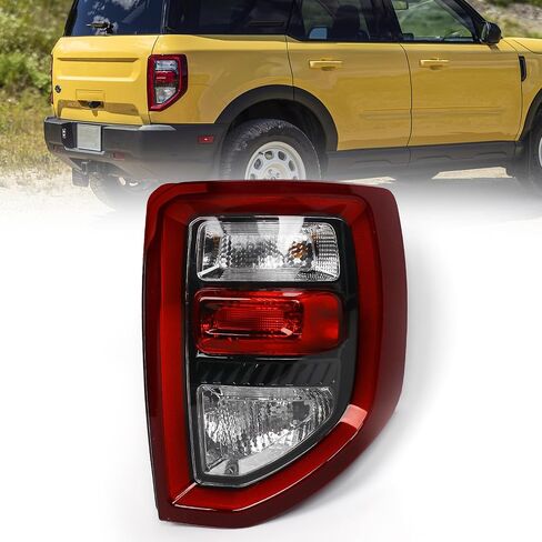DKMGHT Left Tail Light Assembly Fit for Ford Bronco Sport 2020-2023, Taillight w/Bulb for Ford Bronco Sport Accessories, OE Factory Style Halogen/LED Model Tail Lamps Replacement Part (Driver Side) in Saudi Arabia