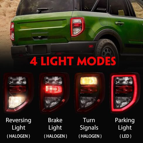 DKMGHT Left Tail Light Assembly Fit for Ford Bronco Sport 2020-2023, Taillight w/Bulb for Ford Bronco Sport Accessories, OE Factory Style Halogen/LED Model Tail Lamps Replacement Part (Driver Side) in Saudi Arabia