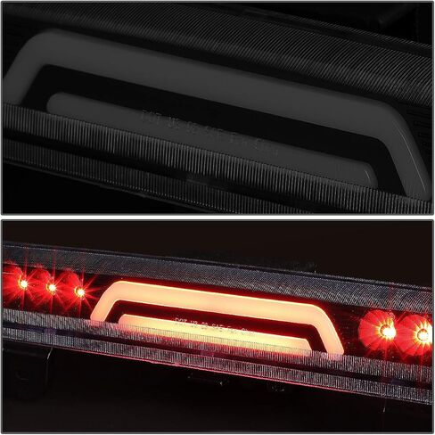 DNA MOTORING 3BL-GMCD00-3D-LED-BK-SM غطاء أسود ثلاثي الأبعاد LED ضوء الفرامل الذيل الثالث [متوافق مع 00-06 Suburban 1500 2500 / Tahoe / 00-06 Yukon & XL 1500 2500] in Kuwait