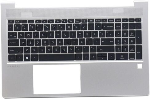 مسند راحة اليد بديل جديد لجهاز HP Probook 450 G8 455 G8 455R G8 650 G8 ZHAN 66 PRO 15 G4 حافظة علوية مع لوحة مفاتيح بإضاءة خلفية M21742-001 M21742-B31 M22004-B31 in Saudi Arabia