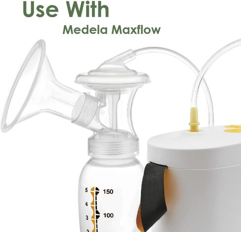 Maymom MyFit Flange Set 17mm Small Shield Tube Valve Base Connector Compatible with Medela New Pump in Style Maxflow Breast Pump Not Original Medela Pump Parts Replace Medela PersonalFit Flex in Saudi Arabia