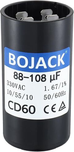 BOJACK 88-108 فائق التوهج/MFD 330 VAC 50/60 هرتز عالمي مستدير البدء مكثف قطع غيار كهربائية in Kuwait