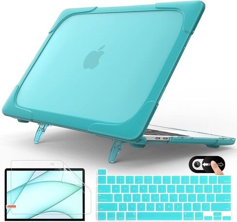 Mektron for MacBook Pro 16 Case A2141, Heavy Duty Shockproof Hard Shell Cover for MacBook Pro 16 inch 2020 2019 Release, Sky Blue in Kuwait