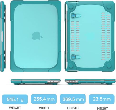 Mektron for MacBook Pro 16 Case A2141, Heavy Duty Shockproof Hard Shell Cover for MacBook Pro 16 inch 2020 2019 Release, Sky Blue in Kuwait