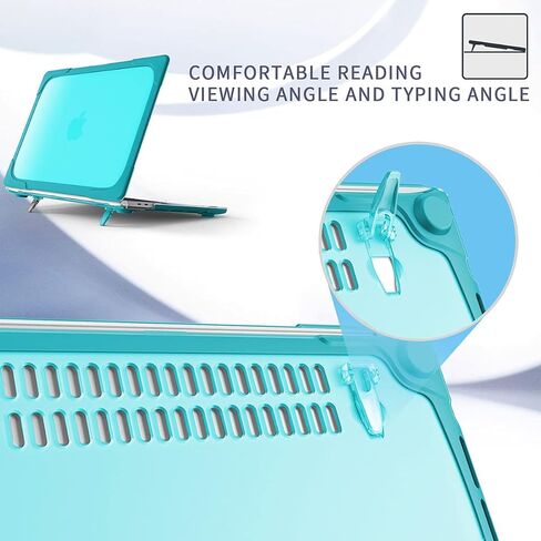 Mektron for MacBook Pro 16 Case A2141, Heavy Duty Shockproof Hard Shell Cover for MacBook Pro 16 inch 2020 2019 Release, Sky Blue in Kuwait