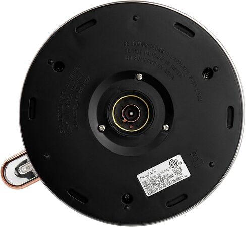 غلاية شاي كهربائية ميجا شيف سعة 1.8 لتر بنصف دائرة باللون الأسود غير اللامع in Kuwait