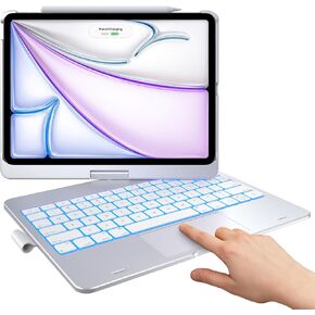 typecase Touch Keyboard Case for iPad Air 11/Pro 11 Gen 1-4, 360° Rotating in Kuwait