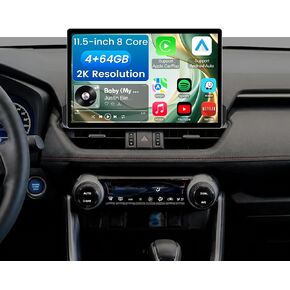 11.5 Inch 8 Core 4GB+64GB Car Radio Stereo for Toyota RAV4 2019-2023 in Kuwait