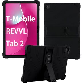 Case for T-Mobile REVVL Tab 2 Tablet 10.1 Inch Cover 2025 (Black) in Kuwait
